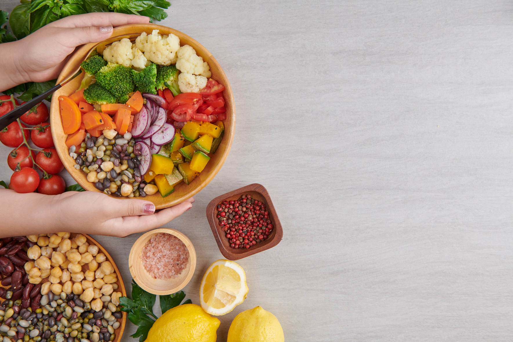 A nourishing salad bowl